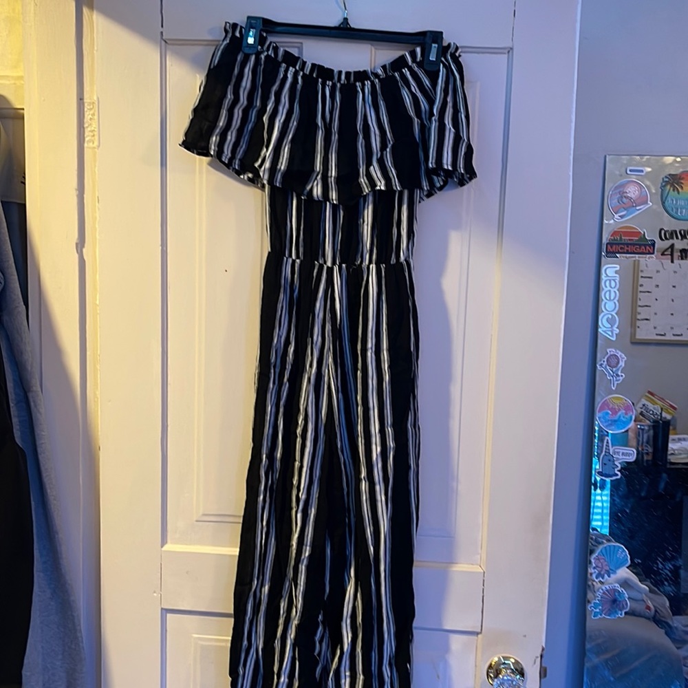 off the shoulder romper!